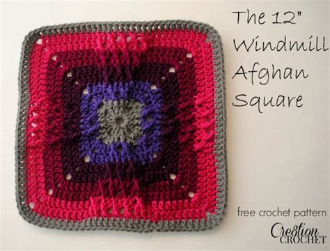 Wonderful Afghan Crochet Square Free Pattern