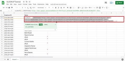 How To Use VLOOKUP In Google Sheets From Another Tab And Spreadsheet