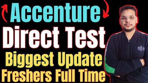 Accenture Direct Test Hiring 2023 2024 Batch OFF Campus Drive For