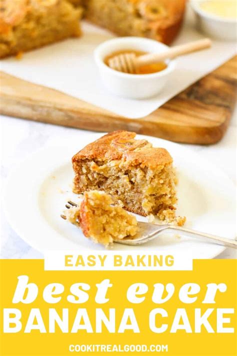 Easy Banana Cake Recipe Cook It Real Good