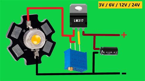 Constant Current High Power LED Driver Using LM317 YouTube