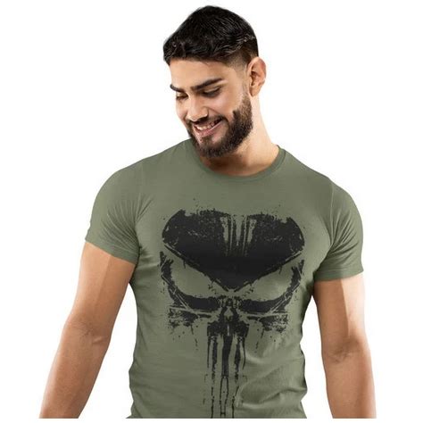 Jual KAOS PUNISHER SAGE Kaos Gym Pria Baju Kaos Olahraga Training