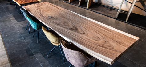 Suar Live Edge Table Unik Living Custom Live Edge Tables