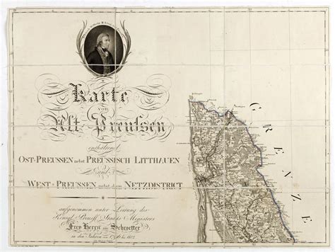 Single Sheet From Karte Von Alt Preussen Enthaltend Ost Preusen Nebst