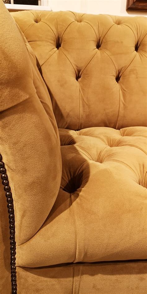 Belmont Large Velvet Sofa House Of Chesterfields Collection