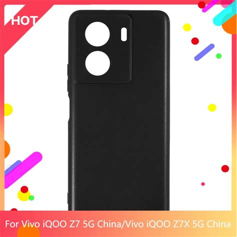 IQOO Z7 5G China Case Matte Soft Silicone TPU Back Cover For Vivo IQOO