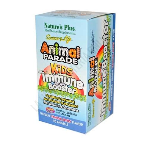 Animal Parade Kids Immune Booster Nature's Plus 90 comprimidos ...