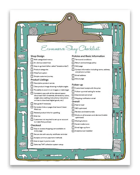 Ecommerce Checklist Make Sure Your Site Isnt Missing Anything Craft