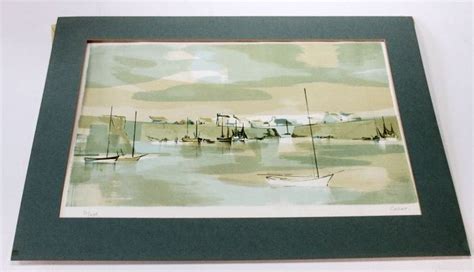 Claude Casati Signed Chromolithograph 31275 Apr 26 2014