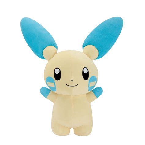 Plush Minun Mecha Mofugutto Standing Ver Pok Mon Meccha Japan