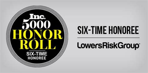 Lowers Risk Group Appears On The Inc 5000 List For The 6th Time