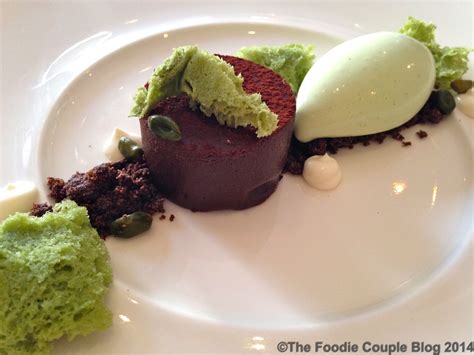 An Excellent Chocolate Pistachio Dessert At 2 Michelin Starred Le