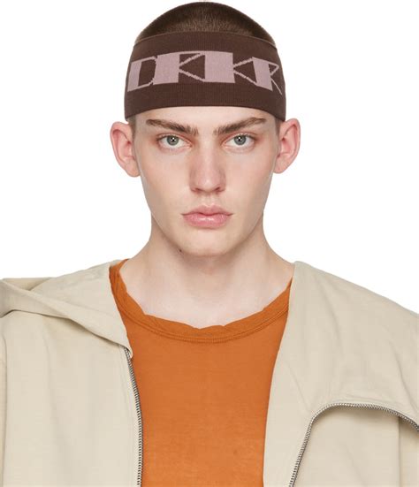 Rick Owens Drkshdw Brown Drkr Headband Rick Owens Drkshdw