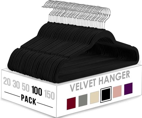 Utopia Home Premium Velvet Hangers Pack Non Slip Durable