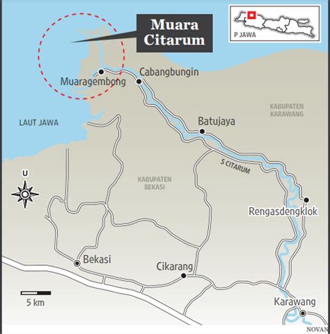 Sungai Citarum Ruwetnya Berlayar Di Muara Jelajah Kompas