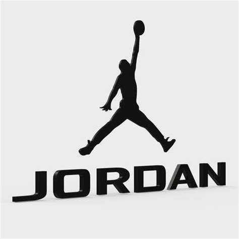 White Jordan Logo - LogoDix