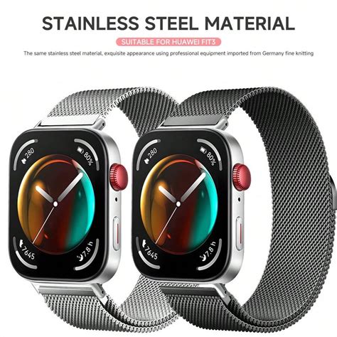 Bracelet Boucle Milanaise Compatible Avec La Montre Connect E Watch Fit