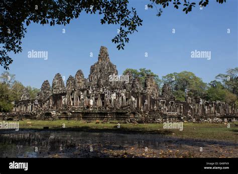 Bayon temple - Angkor Wat , Cambodia Stock Photo - Alamy