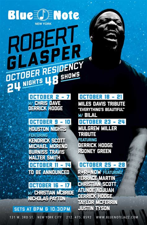 Robert Glasper Announces October NYC Residency With 48 Shows at Blue ...