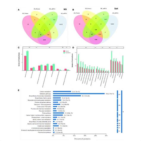 Combined Analysis Of Transcriptome And Proteome Quantitative Venn