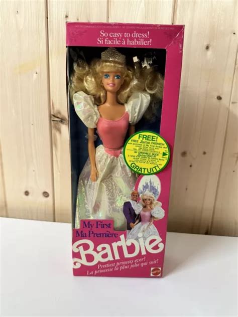 Vintage Mattel My First Barbie Prettiest Princess Doll New In Box