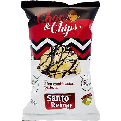 Santo Reino Choc And Chips Patatas Fritas Con Chocolate Bolsa 150 G Bolsa 150 G