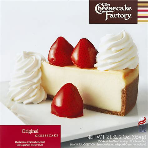 Cheesecake Factory Cheesecake Original 34 Oz Frozen Foods Ingles