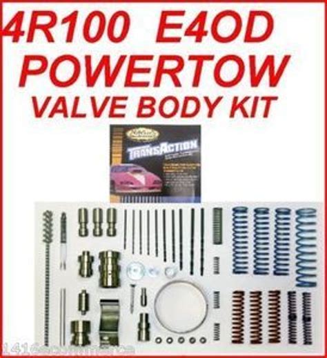 4R100 E4OD TRANSMISSION SUPERIOR PowerTow PT4R100 VALVE BODY KIT: HEAVY DUTY & PERFORMANCE, GAS ...