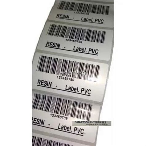 Printed Pvc Barcode Labels Packaging Type Roll At Rs Roll In Nala