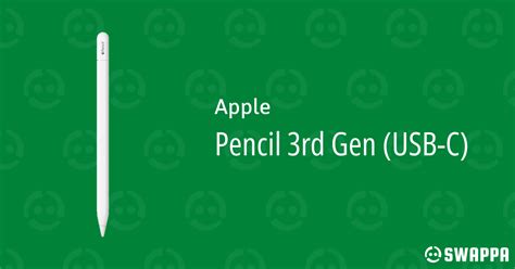 Apple Pencil 3rd Gen (USB-C) - Used and Refurbished - Swappa