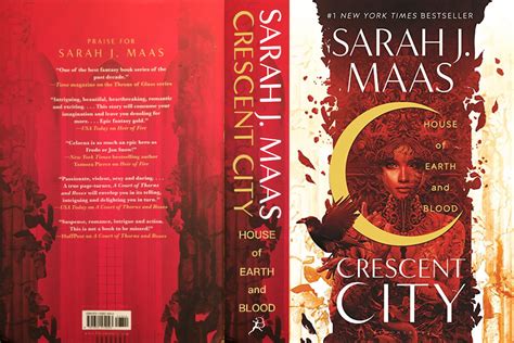 Crescent City - House of Earth and Blood printable cover | Mini books, Book cover template ...