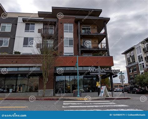 View Of A Calm Street Downtown Near Mosaic Hair Salon And Spa And