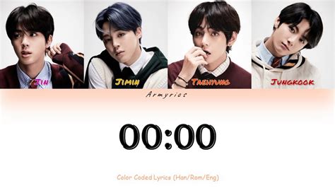 Bts 방탄소년단 0000 Zero Oclock Color Coded Lyrics Engromhan가사