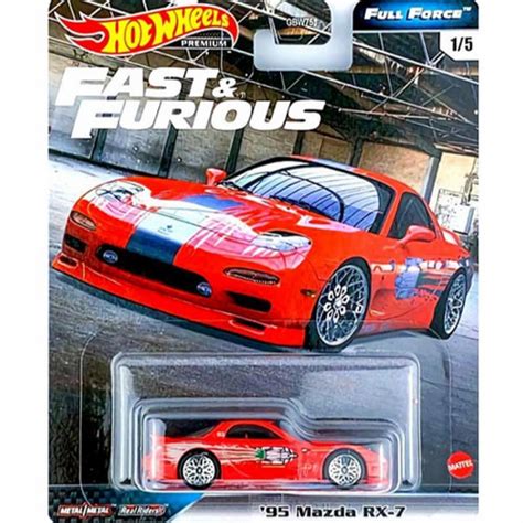 Jual HOT WHEELS FAST FURIOUS FULL FORCE 95 MAZDA RX7 Jakarta Barat Raqueen S Aulia Toys
