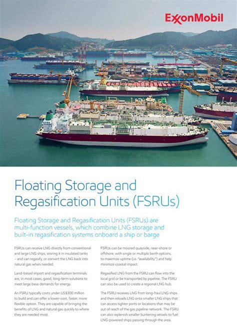 Pdf Floating Storage And Regasification Units Fsrus Exxonmobil Lng Media Lng Pdfs 110 Fsru