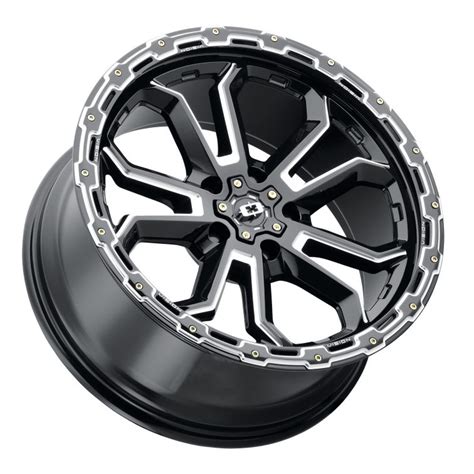 Vision Off Road 405 Korupt Gloss Black Milled Wheels