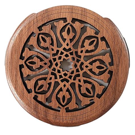 Lute Hole Soundhole Cover Walnut Acoustic Electric Guitar Reverb