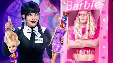 Barbie Vs Wednesday Addams YouTube