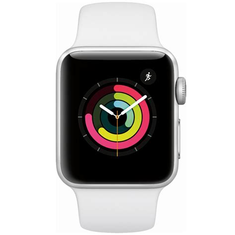 Apple Watch Series 3 Gps With White Sport Band 38mm Silver Model Mtey2lla 190198805843 Ebay