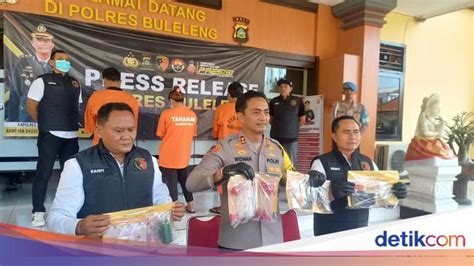 Polres Buleleng Ringkus 3 Pelaku Narkoba 3 Pengedar Buron