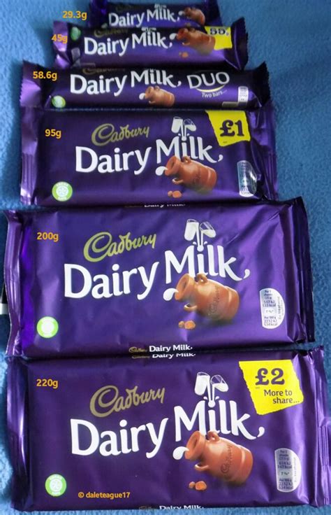 Cadbury Dairy Milk 2019 Cadbury Dairy Milk Sizes The La Flickr