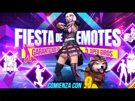 As Funciona Nuevo Evento Fiesta De Emotes Free Fire Emotes Legendarios