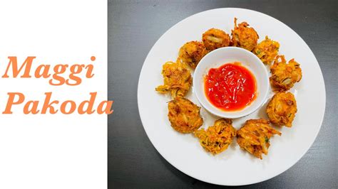 Maggi Pakoda Recipe Five Minute Maggi Pakoda Recipe Quick And Easy