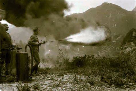 Flammenwerfer Kuk Sterreich Ungarn Weltkrieg Infanterie