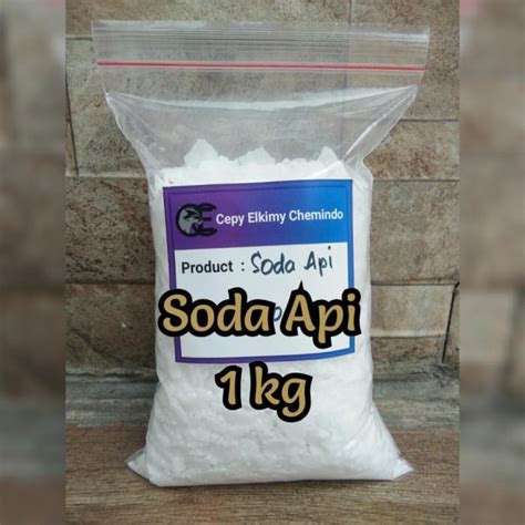 Jual Cleaning Pipe Caustic Soda Flake Soda Api 1 Kg Shopee Indonesia