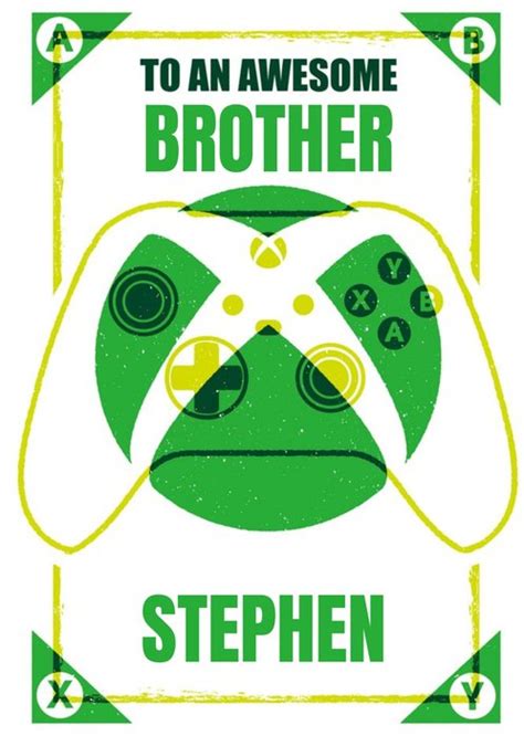 Xbox Birthday Card Moonpig