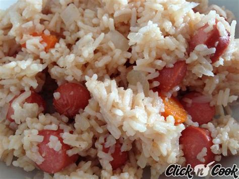 Riz Pilaf Aux Saucisses Knacki Cuisiné Dans Le Cookeo Click N Cook