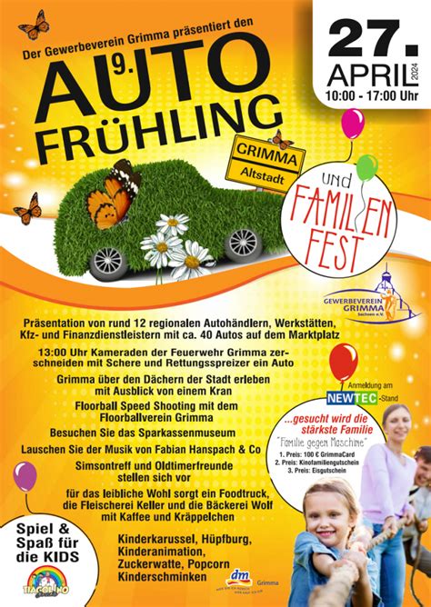 Autofr Hling Und Familienfest Gewerbeverein Grimma Sachsen E V