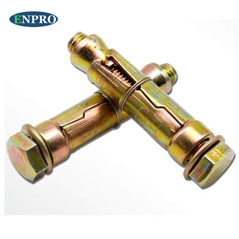 Yellow Zinc Plated 3 Pcs 4 Pcs Rawal Bolt Fix Bolt Shield Anchor EnPro