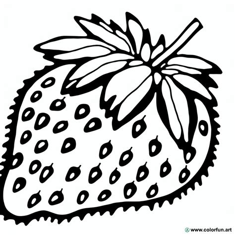 Dibujo Para Colorear De Fresas Del Bosque Descargar O Imprimir De Forma